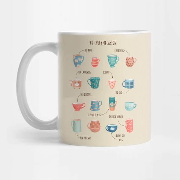 Mugs for every occasion by Elena Amo